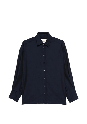 Closed buttoned long-sleeve shirt - Blue
