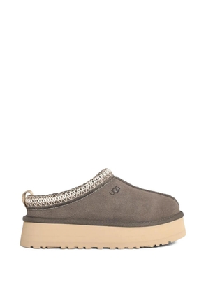 UGG Tazz II braided-trim mules - Grey