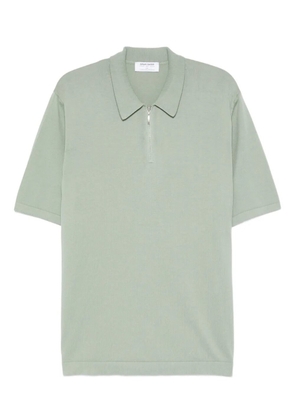 Gran Sasso half-zip polo shirt - Green
