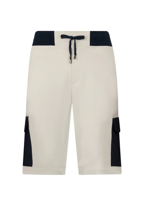 Moorer Randal cargo-pocket drawstring shorts - White