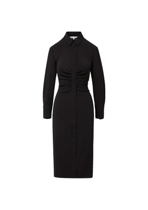 Veronica Beard Loxley button midi dress - Blue