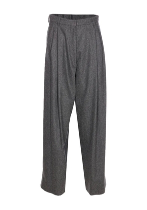 'S Max Mara pleated-front wool tailored trousers - Grey