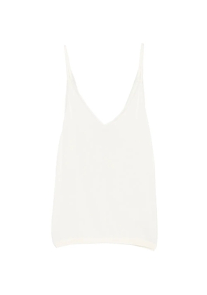 Nº21 V-neck top - White