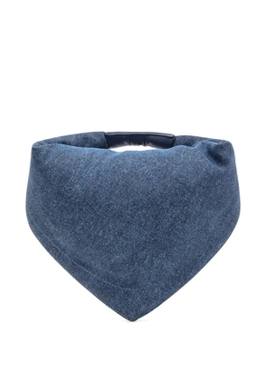 FEDERICO CINA midi Tortellino denim tote bag - Blue