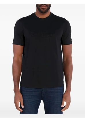Emporio Armani logo-detail T-shirt - Black