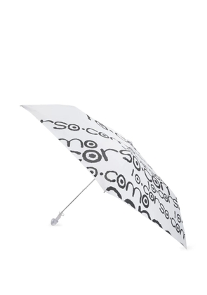 10 CORSO COMO logo-print umbrella - White
