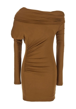 THE ANDAMANE Zoe mini dress - Brown