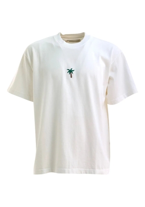 ALBERTO BRESCI palm-tree T-shirt - White