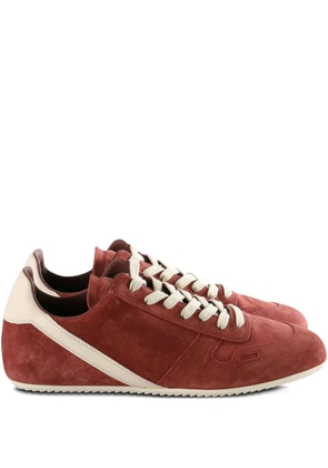 Rick Owens suede low-top sneakers - Pink