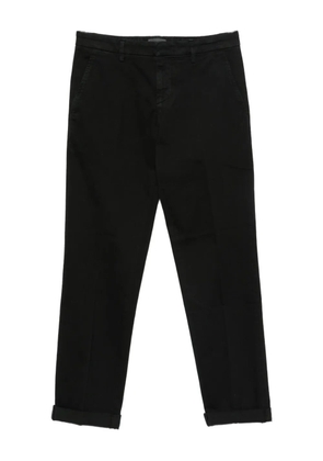 DONDUP pleated belt-loops trousers - Black