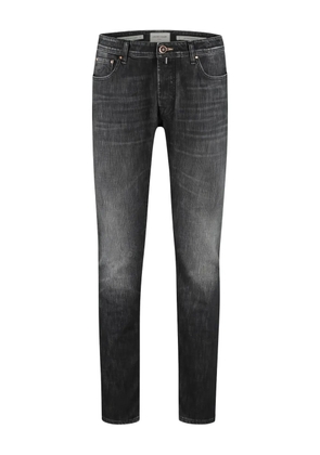 Jacob Cohën faded-effect slim-fit jeans - Black
