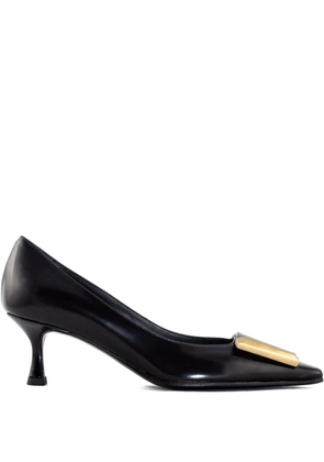 Roberto Festa 45mm leather square-toe pumps - Black