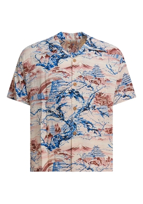 Sun Surf Japan-scenery shirt - Blue