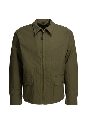Buzz Ricksons zip-up flap-pocket shirt jacket - Green