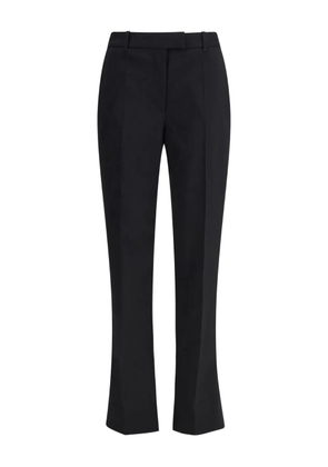 Alexander McQueen pressed-crease trousers - Black