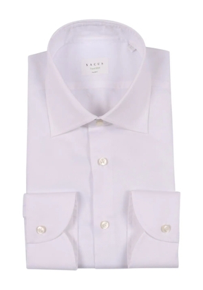 Xacus button-cuff cotton shirt - White