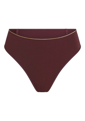 Marlies Dekkers Dame de Paris chevron-detail thong - Red