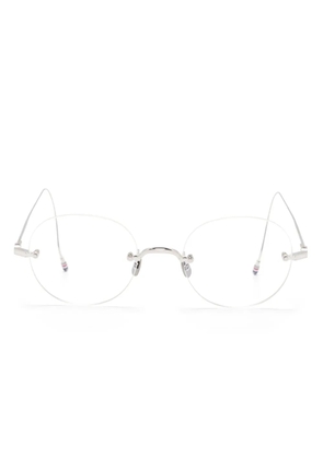 Thom Browne Eyewear round-frame glasses - Silver
