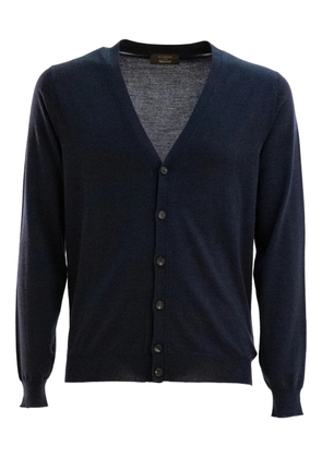 Zanone buttoned cardigan - Blue