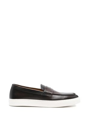 Doucal's penny-slot loafers - Brown