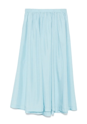 Forte Forte silk maxi skirt - Blue