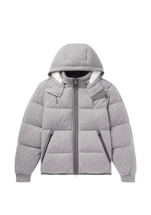 Zegna hooded padded blouson - Grey