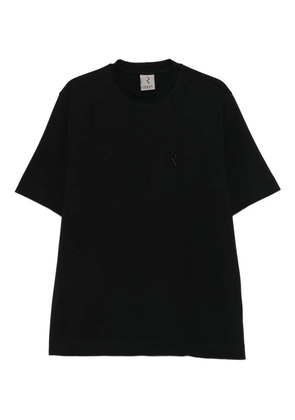 Rhun crew-neck cotton T-shirt - Black