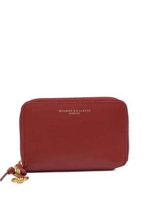 GIANNI CHIARINI logo-stamp wallet - Red