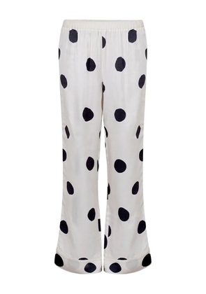 Love Stories Billy polka-dot pyjama pants - White
