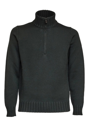 Filippo De Laurentiis half-zip wool sweater - Green