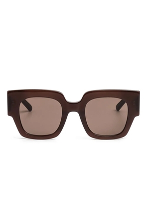 Kaleos Novak square-frame sunglasses - Brown