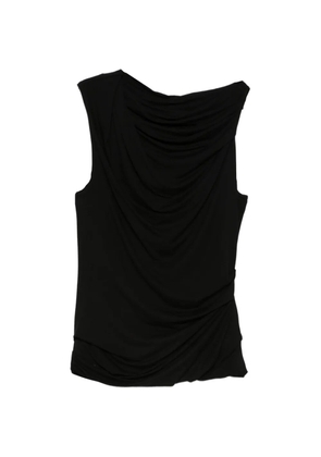 ENTIRE STUDIOS sleeveless draped top - Black