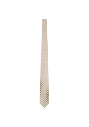 TOM FORD polka-dot tie - Neutrals