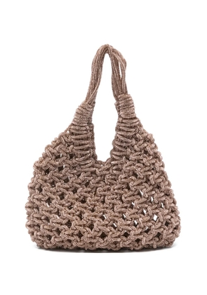 Hibourama Vannifique crystal-embellishment mini bag - Pink