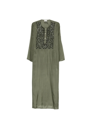 P.A.R.O.S.H. Sunset sequin-embellished maxi dress - Green