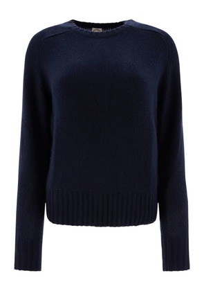 Ines De La Fressange ribbed-hem sweater - BLUE