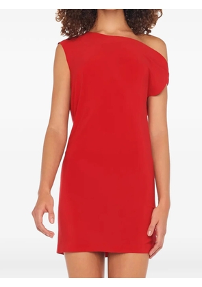 Norma Kamali asymmetric mini dress - Red