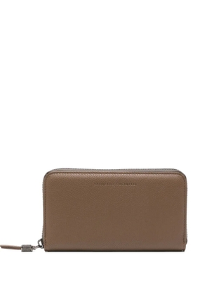 Brunello Cucinelli leather wallet - Brown