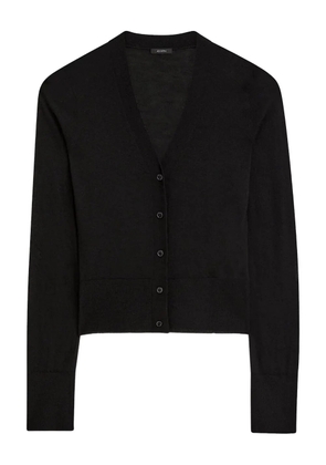 JOSEPH V-neck button-fastening cardigan - Black