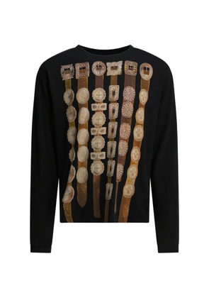 KAPITAL buckle-print T-shirt - Black