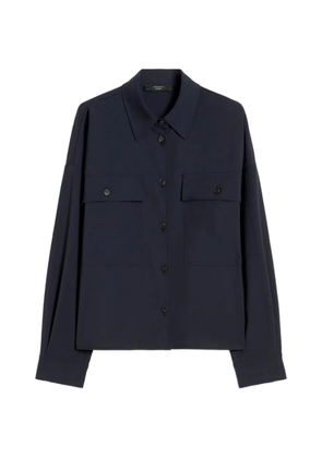 Weekend Max Mara WKDvenaco buttoned pocket overshirt - Blue
