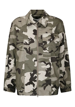 Baum Und Pferdgarten Beline camouflage zipped jacket - Green