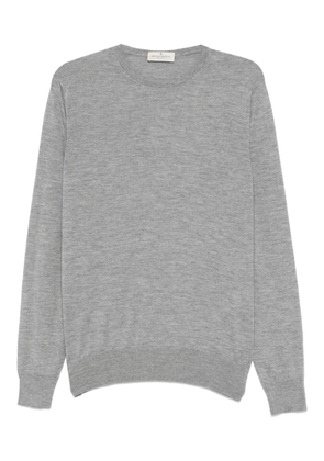 Bruno Manetti fine-knit jumper - Grey