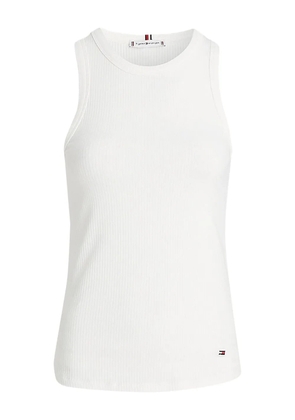 Tommy Hilfiger logo-embroidered top - White