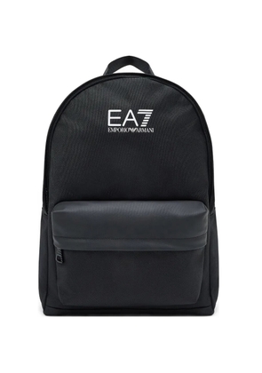 Ea7 Emporio Armani logo-detail backpack - Black