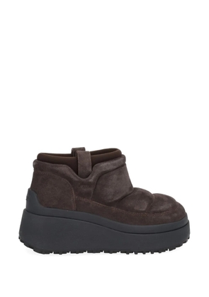 Ash padded platform boots - Brown