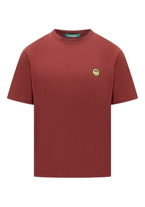 BARROW logo-pritn jersey T-shirt - Brown
