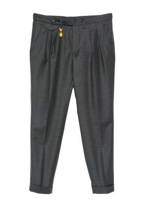 Manuel Ritz double-pleat flannel trousers - Grey