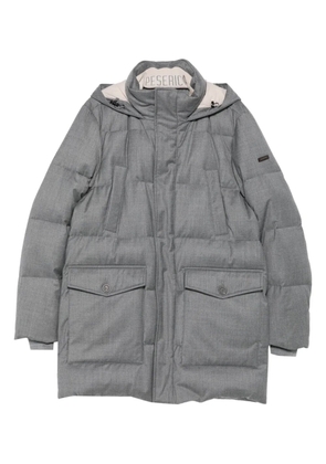 Peserico hooded quilted coat - Grey
