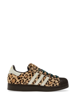 adidas Superstar II W leopard-print sneakers - Neutrals